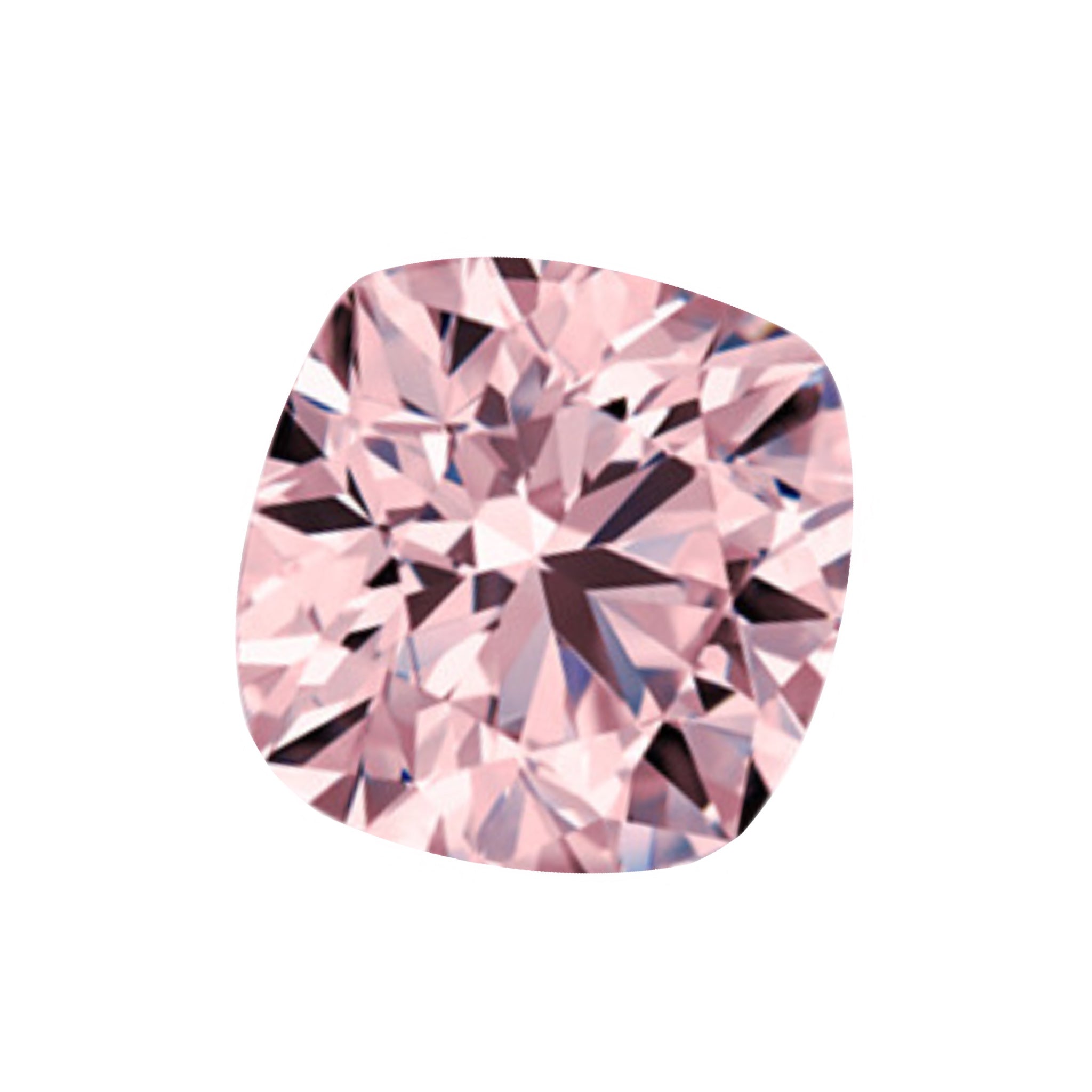 Carat 3.48 Lab-Grown – Cushion Pink Diamond Cut